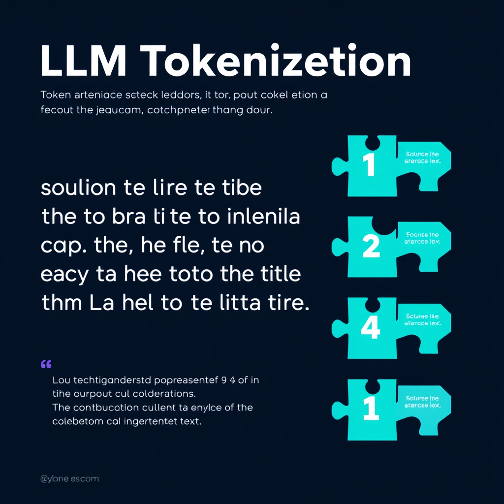 Text being tokenized into numbered fragments
