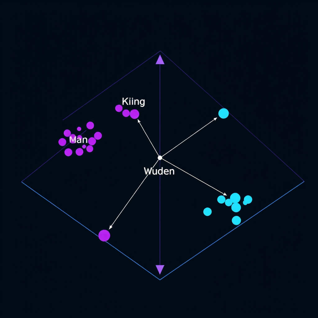 Word2Vec neural network architecture for learning word embeddings