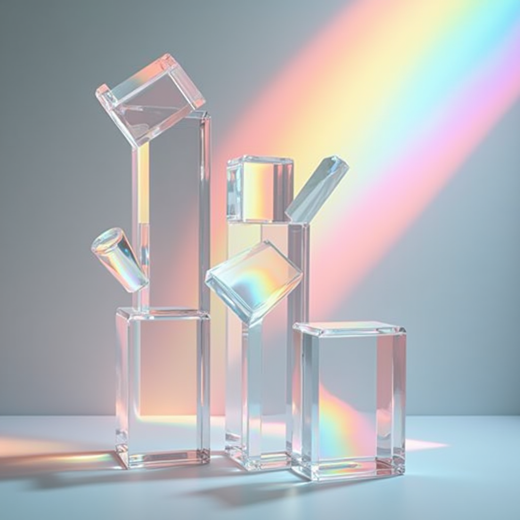 Prismatic light illustration