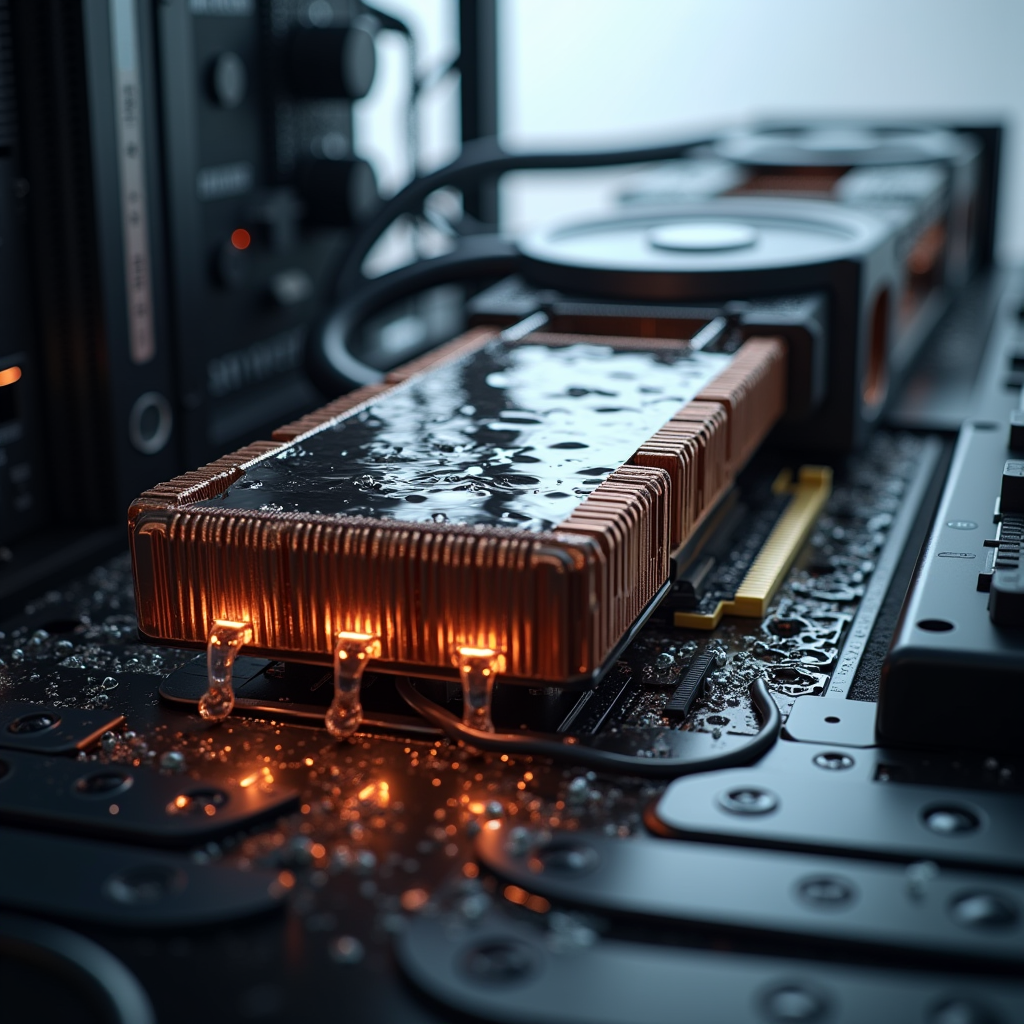 How Hot Do Nvidia AI GPUs Get? 65°C Water Cooling